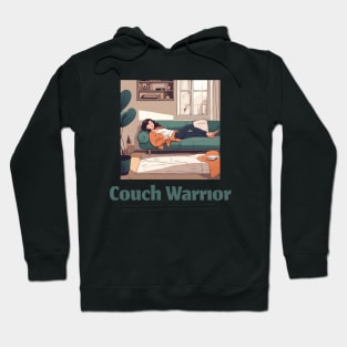 Couch Warrior, Funny Gift, Mothers Day, Gift for Wife Hoodie